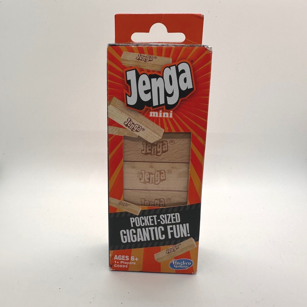 Jenga Mini Pocket Sized‎ Gigantic Fun Travel Game Ages 6+ Hasbro Gaming